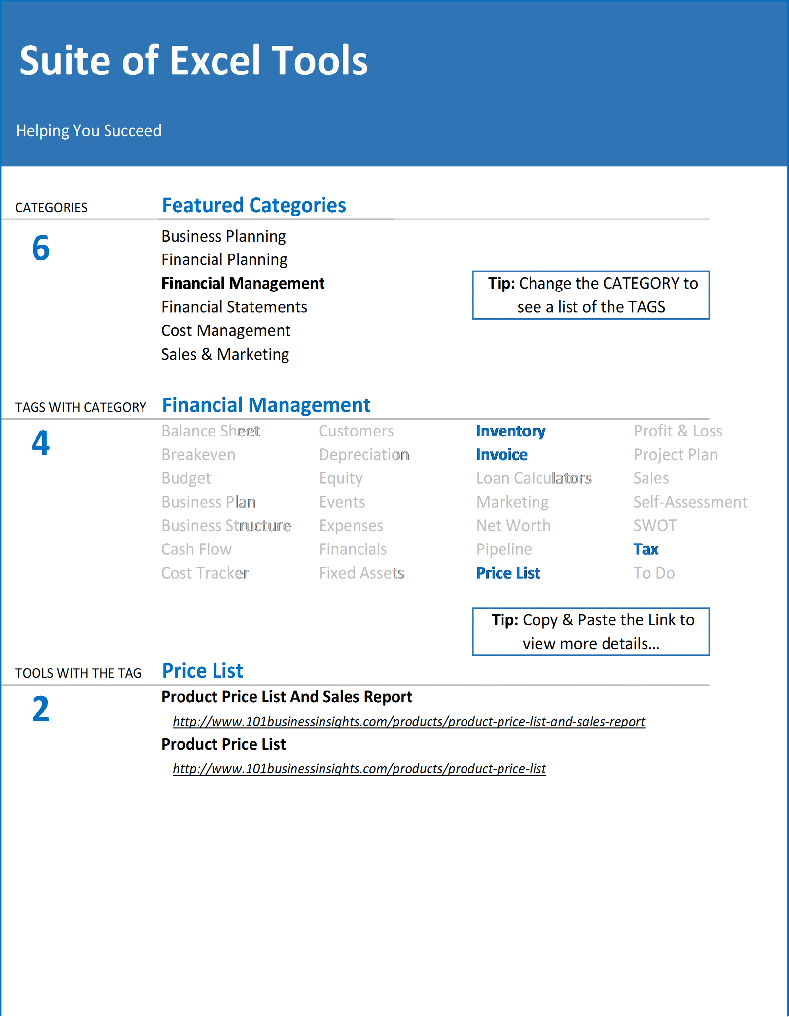 P04-Suite of Excel Tools, Product Price List Excel, Financial Management, Using your money wisely, product price list, product price list excel